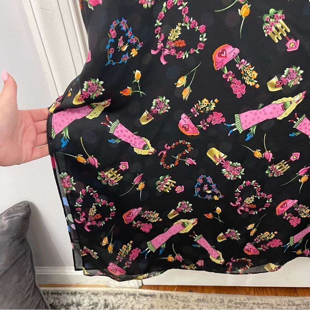 Vintage Impressions Flower & Polka Dot Layer Dress - Picture 6 of 14